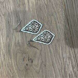Silver Kendra Scott Dangle Earrings